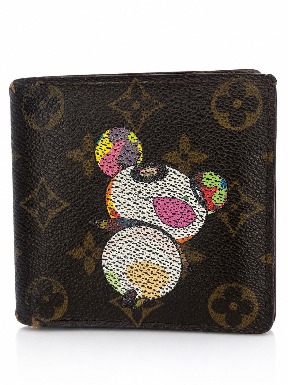 Louis Vuitton Murakami Panda Marco Wallet Monogram Limited Edition Rare